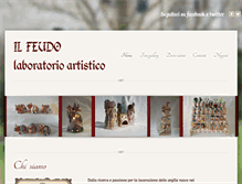 Tablet Screenshot of ilfeudoarte.it